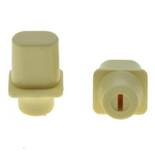 2pcs Ivory Guitar 3 4 Way Pickup Switch Tip Top Hat Switch Knob For U.S. Tele