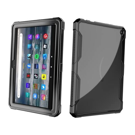 TDA Case for All-New Amazon Fire HD 8 Tablet and Fire HD 8 Plus Tablet Black