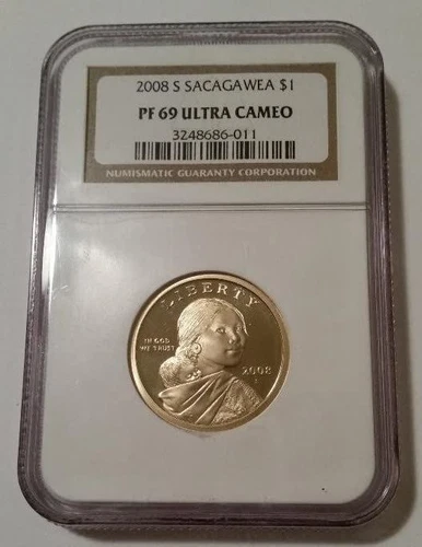 2008 S Native American Sacagawea Dollar Proof PF69 UC NGC