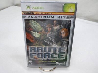 Brute Force Platinum Hits (Microsoft Xbox, 2003) New. Never opened