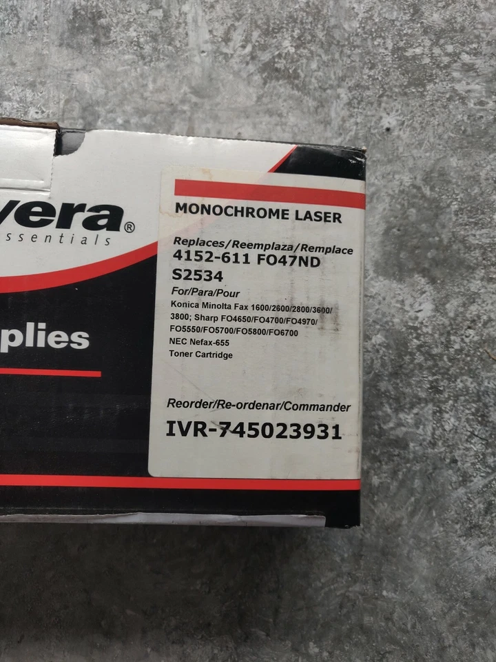 Innovera Compatible Black Toner Cartridge IVR-745023934 For Sharp FO-4400  - Image 4 of 4