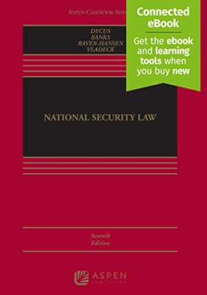 National Security Law - Hardcover, by Stephen Dycus; William - Acceptable
