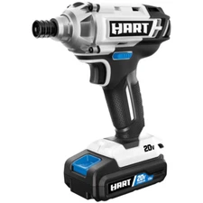 HART 20-Volt Cordless Impact Driver Kit, (1) 1.5Ah Lithium-Ion Battery
