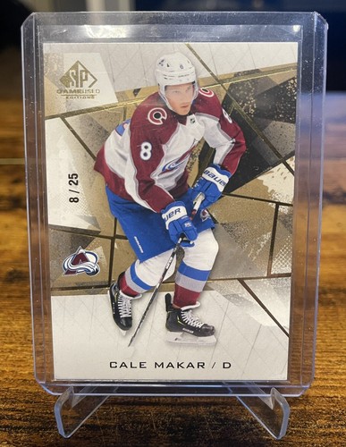 2021-22 SP Game Used Cale Makar Jersey Number !! 8/25 Colorado Avalanche