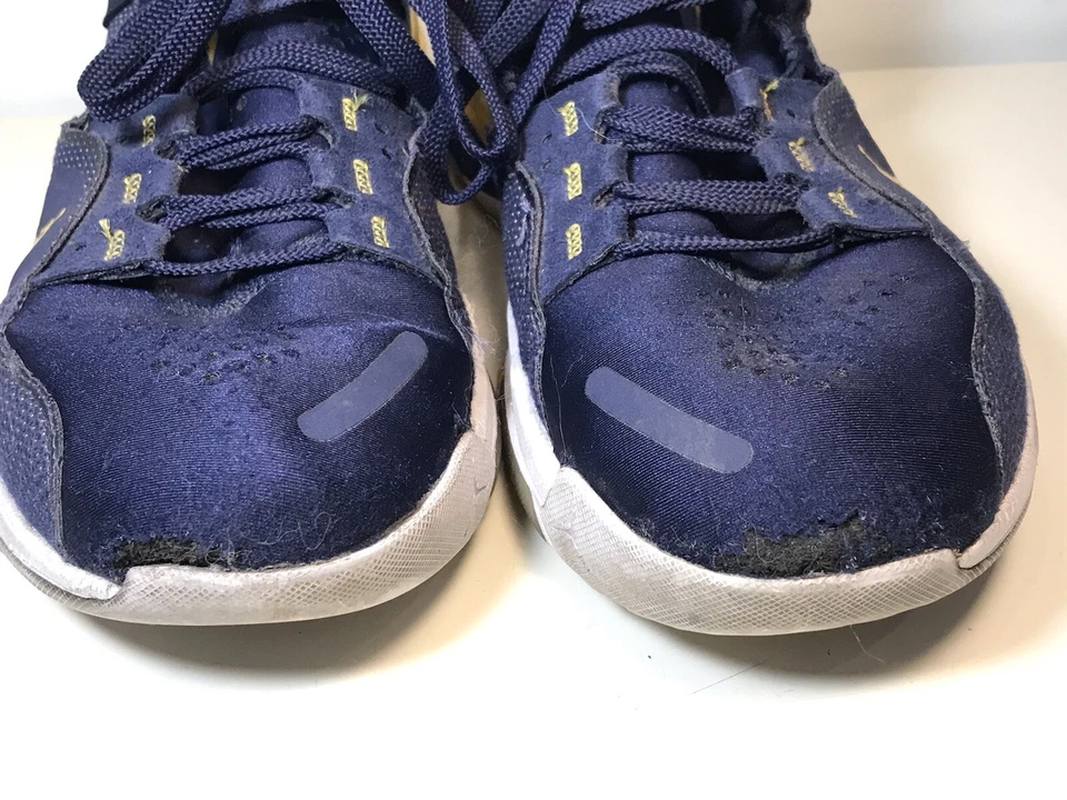 Nike Hombres Jordan Alpha 360 TR Michigan Azul Amarillo Tenis para Correr Talla 11.5 Foto 4 de 4