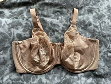 Wacoal Bra 38G 855303 Back Appeal Underwire Back Smoothing Praline Brown