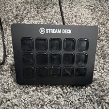 Elgato Stream Deck 15-Key Standalone Keyboard Wired USB Black