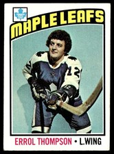 1976-77 Topps Hockey Card Errol Thompson Toronto Maple Leafs #259 EX+