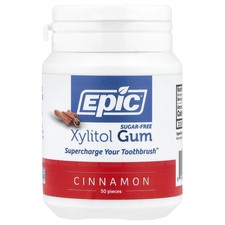 Xylitol Gum, Cinnamon, 50 Pieces