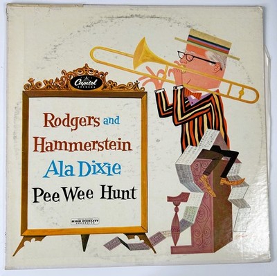 Pee Wee Hunt Rodgers and Hammerstein Ala Dixie 1958 Vinyl LP  Capitol T-1065