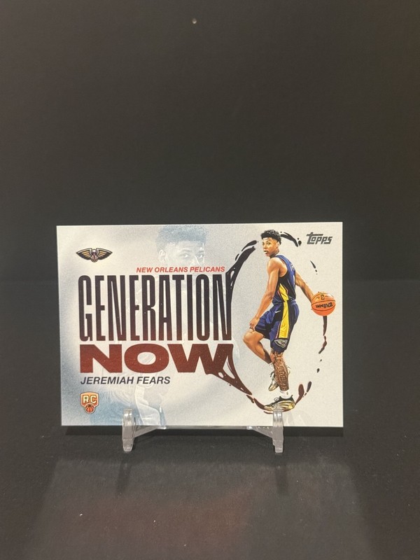 2025-26 Topps - Generation Now Jeremiah Fears #GN-7 (RC)