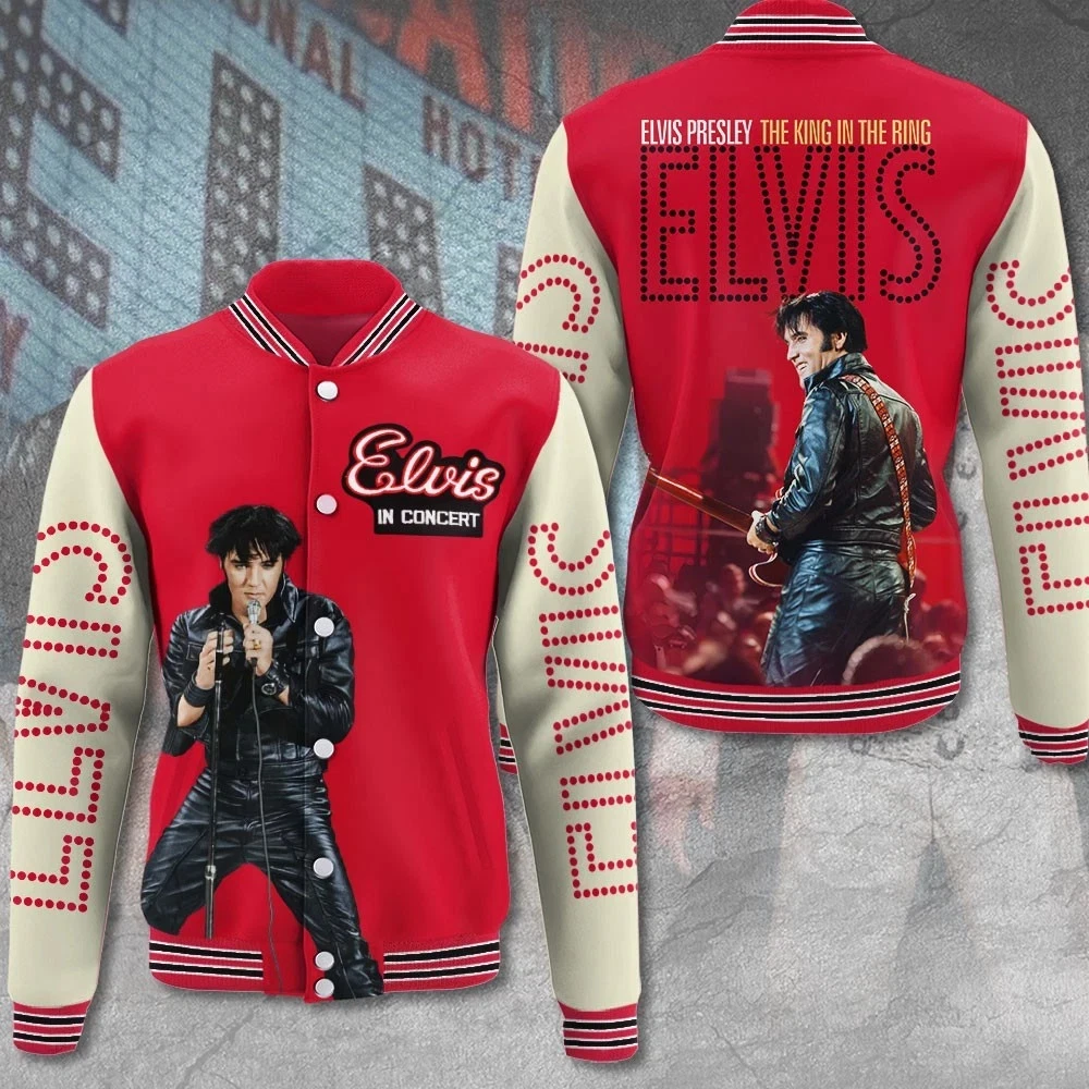 Elvis Presley Varsity Jacket 2025 Baseball Jacket