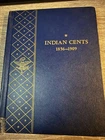 Whitman Indian Head Cent Album 9402 (1856-1909) Partially Filled With 22 Coins