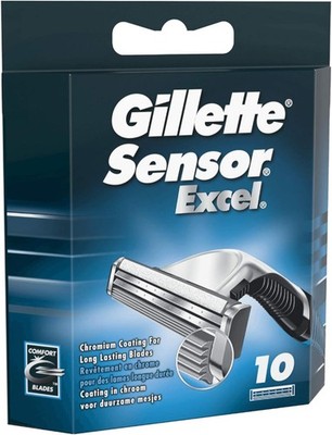 Gillette Sensor Excel Rasierklingen Herren 20 Stück 2x10er Pack Doppelklinge