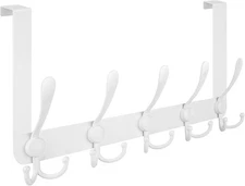 TICONN 5 Heavy Duty Over The Door Hooks, All Metal