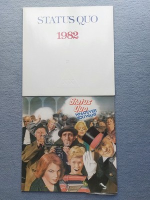 2x Status Quo 1982 & Whatever You Want LP Schallplatte Vinyl