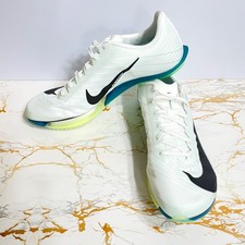 Nike Air Zoom Maxfly 2 White Bright Spruce Track Spikes Men’s Size 8 FD8395-102