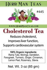 CHOLESTEROL TEA - the formula will gradually reduce blood fat and thin the blood