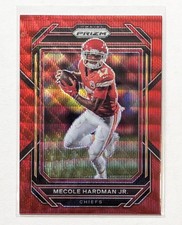 2022 Panini Prizm Mecole Hardman Jr Red Wave  Prizm /149 #143 Kansas City Chiefs