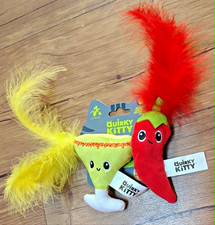 Quirky Kitty Spicy Meowgarita Cat Toy 2-Pack Plush Interactive Cat Toys