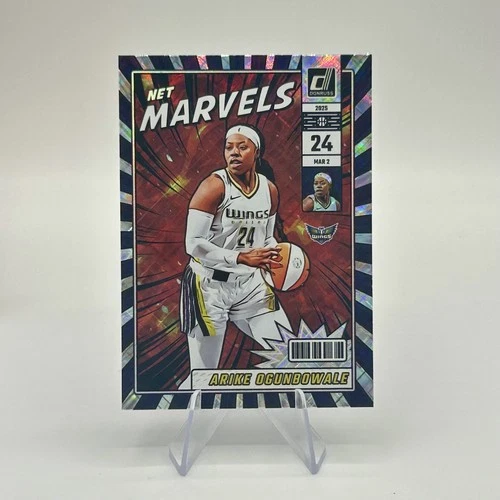 2025 Panini Donruss WNBA - Net Marvels Arike Ogunbowale #21 Diamond