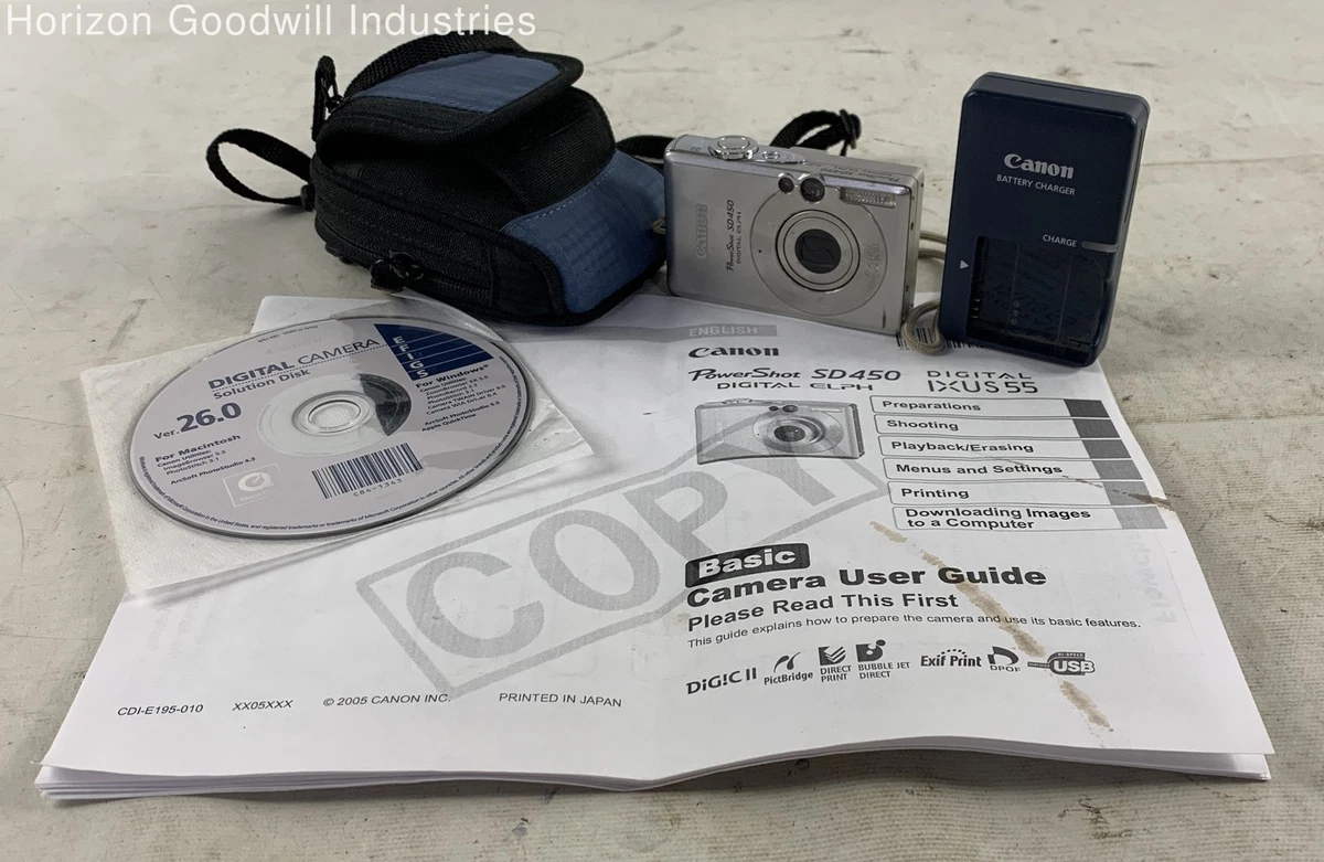 Preços baixos em Câmeras digitais Canon PowerShot SD450 | eBay