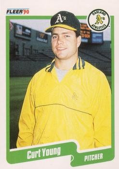 1990 Fleer #24 Curt Young qty