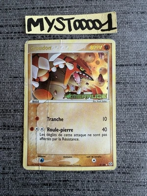 Carte Pokémon Groudon 5/106 Reverse Stamped Bloc Ex Émeraude Français Occasion - Photo 1/4