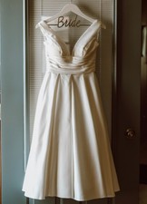 Bridal Dress mid length from David's bridal size 2