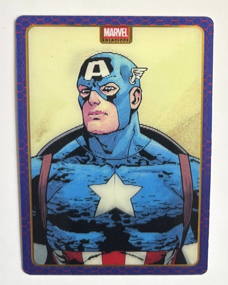 Panini 2025 Marvel Anthology Lenticular Card Captain America Steve Rogers L2