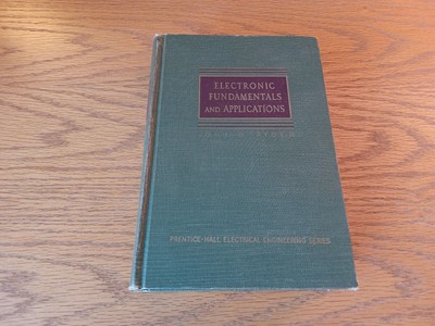 Electronic Fundamentals And Applications John D Ryder 1954 Hardcover Prentice Ha