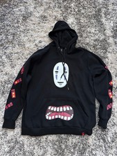 Spirited Away Studio Ghibli GRAPHIC Hoodie Pullover Sweatshirt M Black