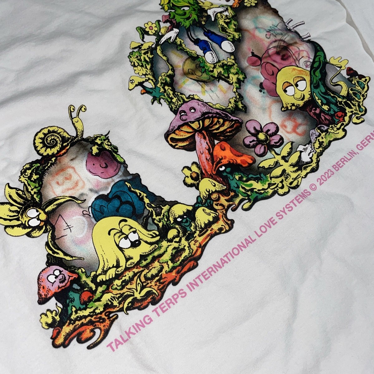 Talking Terps International Love Systems Berlin 2023 White Long Sleeve Shirt 2XL View 4