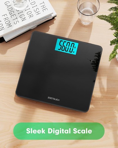 Scale for Body Weight 560lbs Digital High 560 lb, Black(None-Bluetooth) - Picture 4 of 9