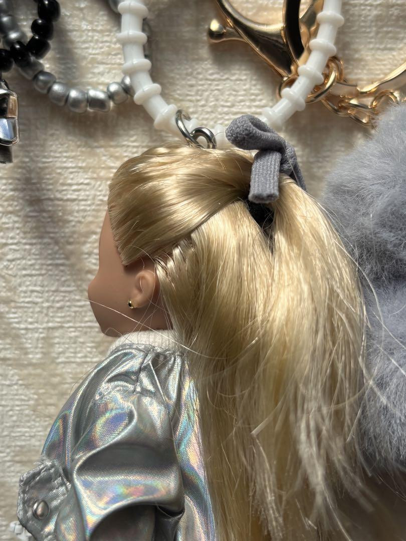 Keychain Figure Barbie Custom Silver Cross Chelsea Doll Charm | eBay