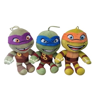Ninja Turtles 3 Stk Viacom Nickelodeon Schildkröte Plüsch Stofftier 20cm TMNT