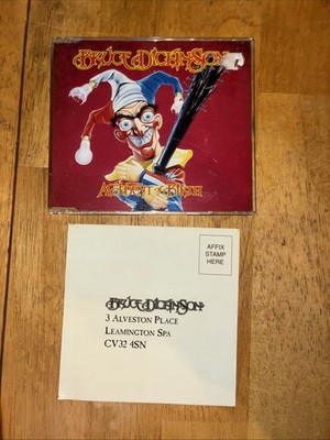 Bruce Dickinson Accident Of Birth UK Import 3 Track CD W/ Promo Card 1997 Issue