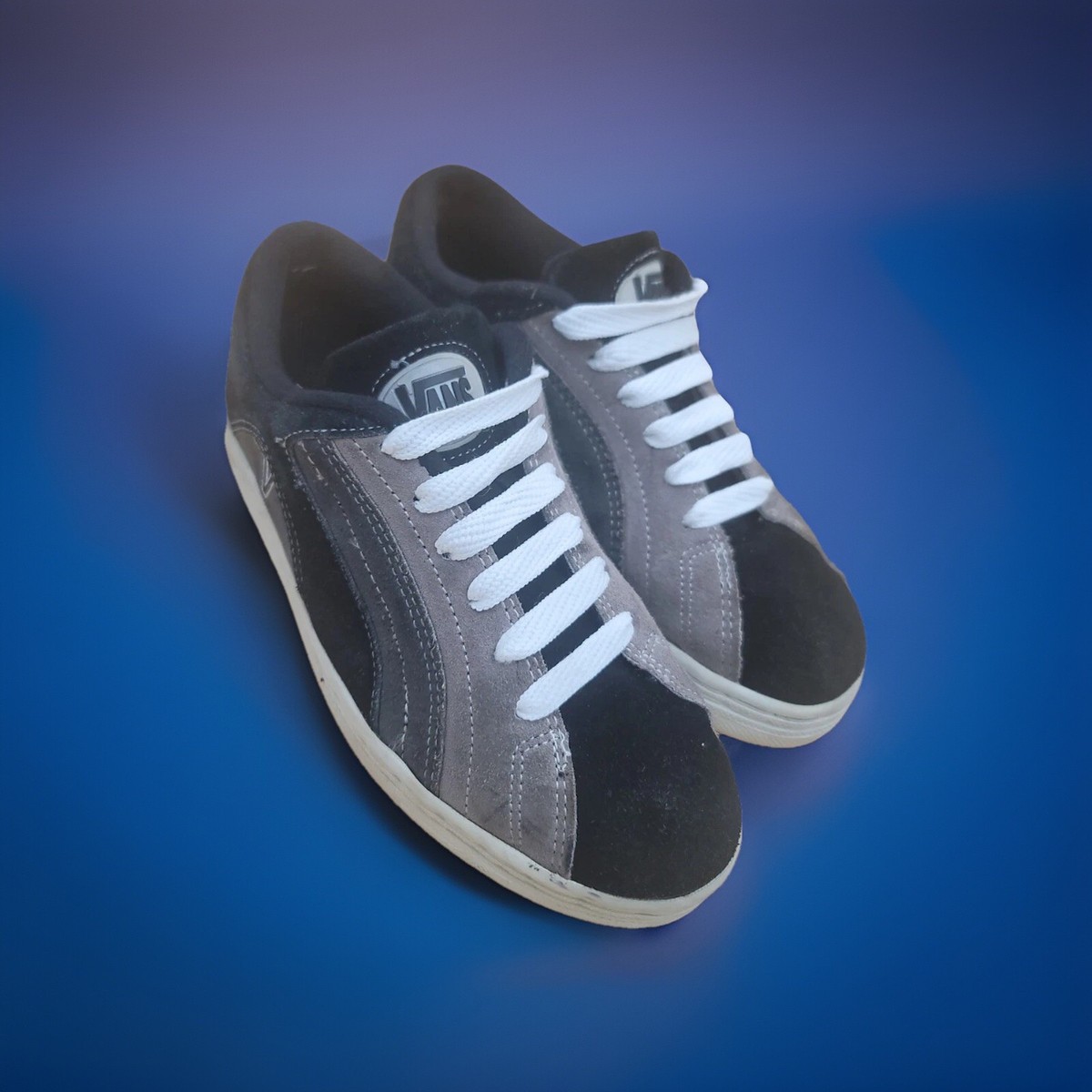 Vintage Vans Razor Sneakers Mens sz 6 Suede 9510 20704 90s Korea