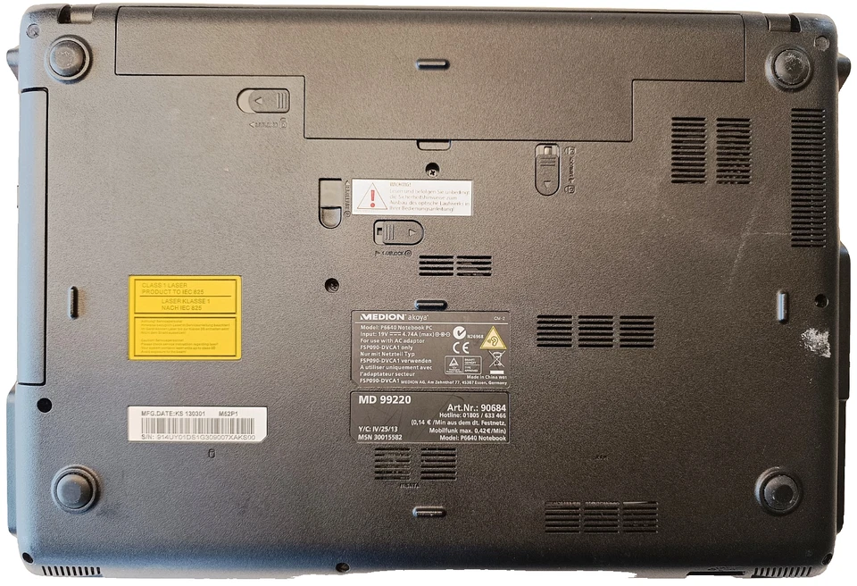 Notebook Medion Akoya 99220 4 GB/2 TB Windows 11 ovp - Bild 4 von 4