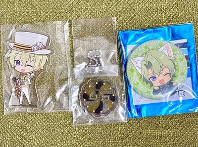 Hiyori Tomoe Acrylic Stand Keychain Anicafe Nanja Can Badge [Ensemble Stars]