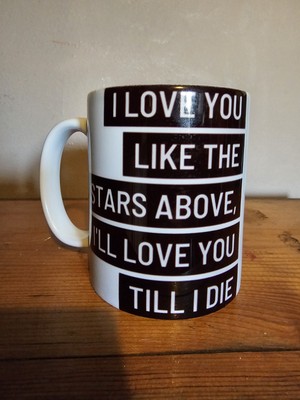 Dire Straits Romeo & Julia inspirierte Tasse Spülmaschinenfest Neu & Originalverpackt 