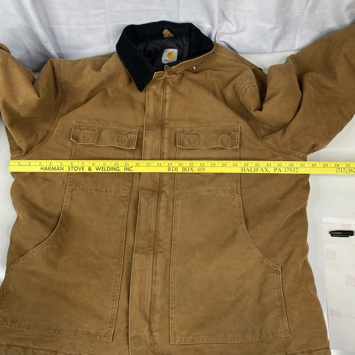 Carhartt Arctic Quilt Lined Sandstone XL Traditional Men Work Coat