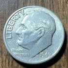 Key Date 1949 Roosevelt Dime. Actual Coin Checkout All My Line Of Dimes