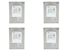 Lot of 4 HGST Ultrastar 7K4000  4TB @ 7.2K  3.5" SAS HDD HUS724040ALS640