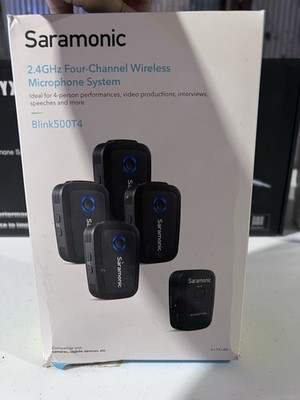 Saramonic Blink 500T4 4 Person Wireless Lavalier Microphone System