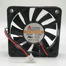 1 PCS New Y.S.TECH FD246015HB DC 24V 0.145A 2 Pin inverter cooling fan QW