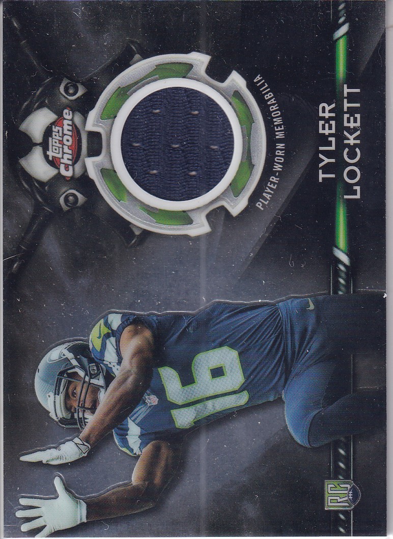 2015 Topps Chrome - Rookie Relics Tyler Lockett #TCRR-TL (MEM, RC)