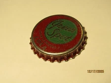 Vintage Green Spot Jugo deFrutas Cola Soda Bottle Cap Cork Lined No Contiene Gas