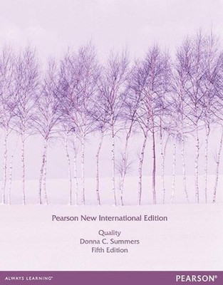 Quality: Pearson New International Edition by Donna C.S. Summers Paperback Book
