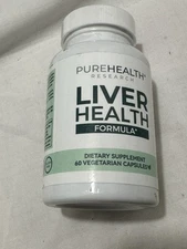 Pure Health Research Liver Health Vitamins Dietary Sup. 60 Veggie Capsules 4/27